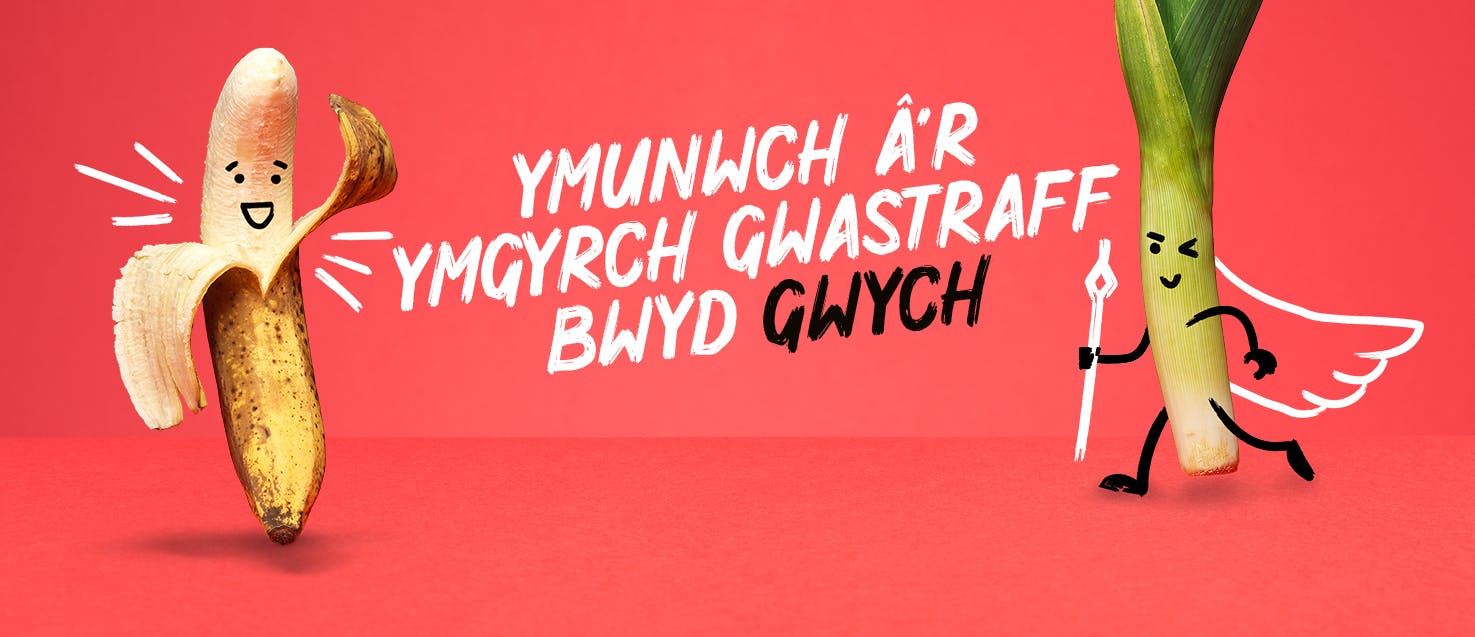 Ymunwch â’r Ymgyrch Gwastraff Bwyd Gwych